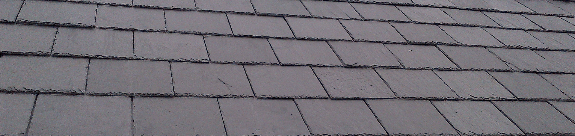Welsh blue slate roofing on a commercial building